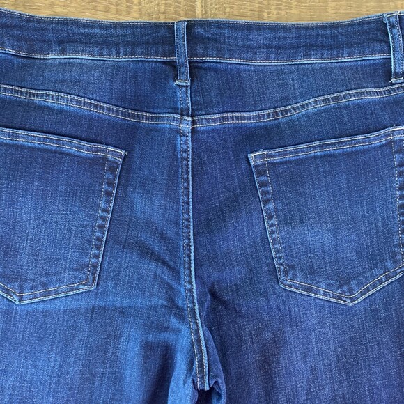 LOGO lori goldstein mid rise skinny jeans size 12 - Picture 6 of 10